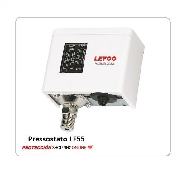 Pressostato LF55 Lefoo ar e água